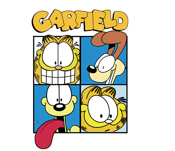 4 Garfield Retro Pop Art Graphic Garfield Retro Pop Art Graphic