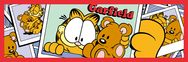 Garfield Hugging Teddy Bear Cartoon Graphic Garfield Hugging Teddy Bear Cartoon Graphic