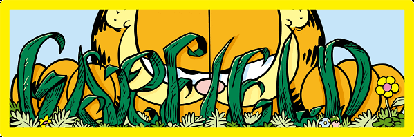 Grumpy Orange Cat in Grass Cartoon Graphic Grumpy Orange Cat in Grass Cartoon Graphic