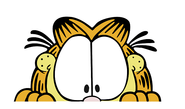 Garfield Side Glance Graphic Garfield Side Glance Graphic