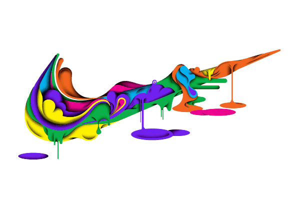 18 Vibrant Tropical Nike Hook Dripping Paints Vibrant Tropical Nike Hook Dripping Paints