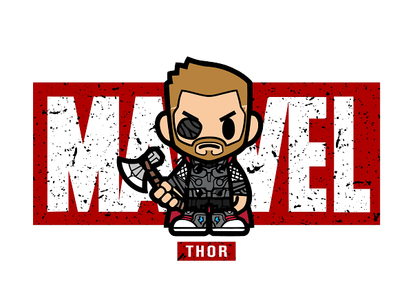 05Thor Marvel Hero Portrait Graphic Thor Marvel Hero Portrait Graphic