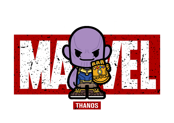 08Thanos Cartoon Illustration Marvel Graphic Thanos Cartoon Illustration Marvel Graphic