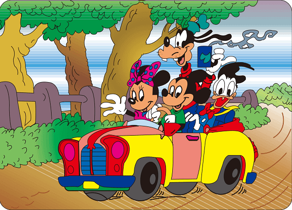 Mickey & Friends Driving Adventure Graphic Mickey & Friends Driving Adventure Graphic