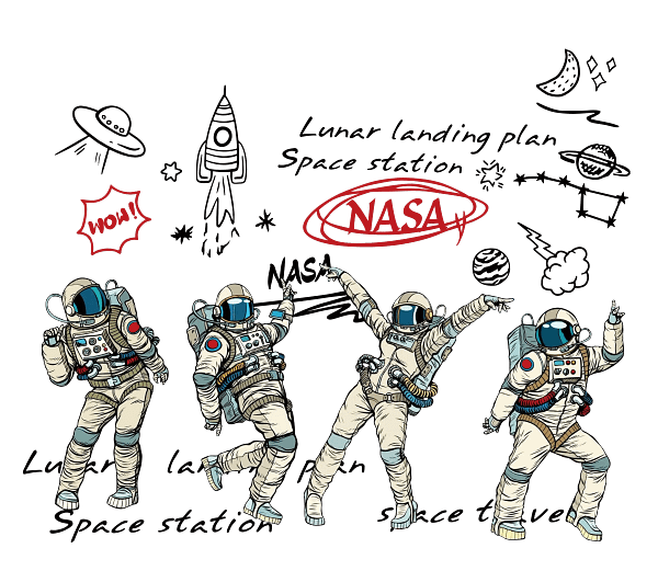 NASA Astronaut-PNG34 Lunar Landing Plan WOW NASA PNG