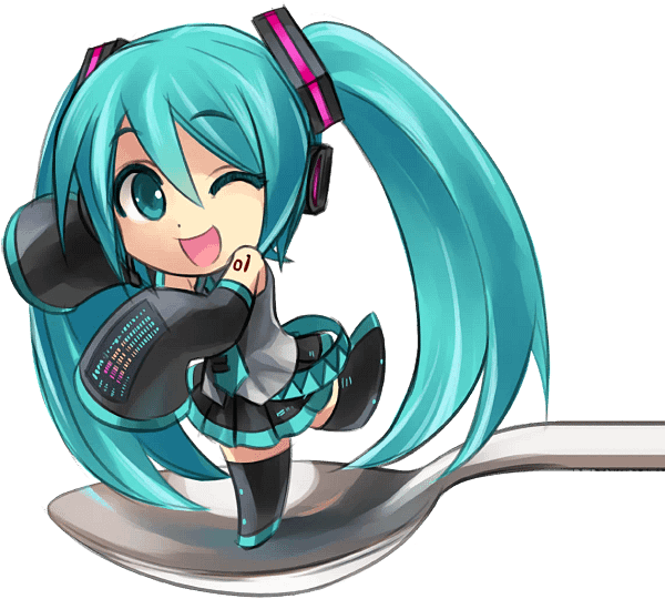 43 Hatsune Miku Electric Blue Hair Digital Graphic Hatsune Miku Electric Blue Hair Digital Graphic