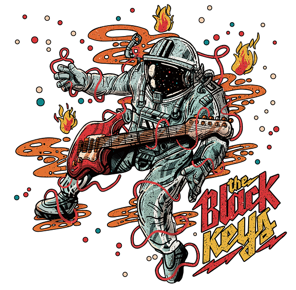 NASA Astronaut-PNG29 The Black Keys Rock Astronaut on Fire PNG