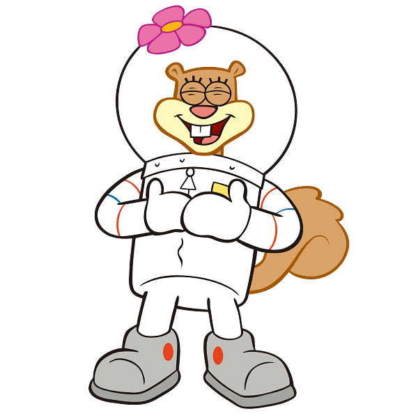 12 Cheerful Cartoon Space Squirrel Illustration Cheerful Cartoon Space Squirrel Illustration