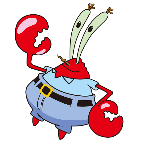 16 Cheerful Cartoon Crab Character Cheerful Cartoon Crab Character