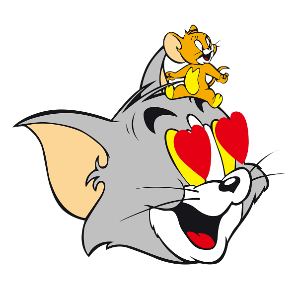 21 Tom & Jerry Heart Eyes Illustration Tom & Jerry Heart Eyes Illustration