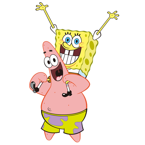 26 Playful Starfish & Sponge Cartoon Graphic Playful Starfish & Sponge Cartoon Graphic