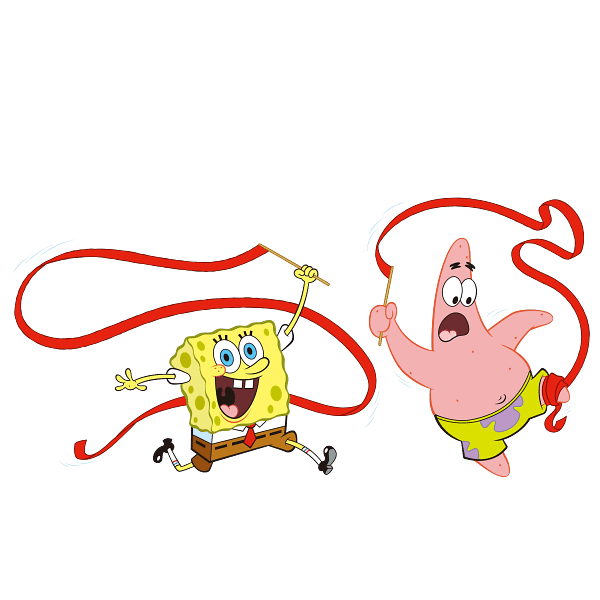 27 Playful Cartoon Duo Action Illustration Playful Cartoon Duo Action Illustration