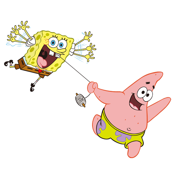 47 Cartoon Sponge & Starfish Chaos Illustration Cartoon Sponge & Starfish Chaos Illustration