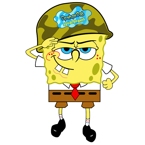 49 Cartoon Sponge Soldier Graphic Cartoon Sponge Soldier Graphic