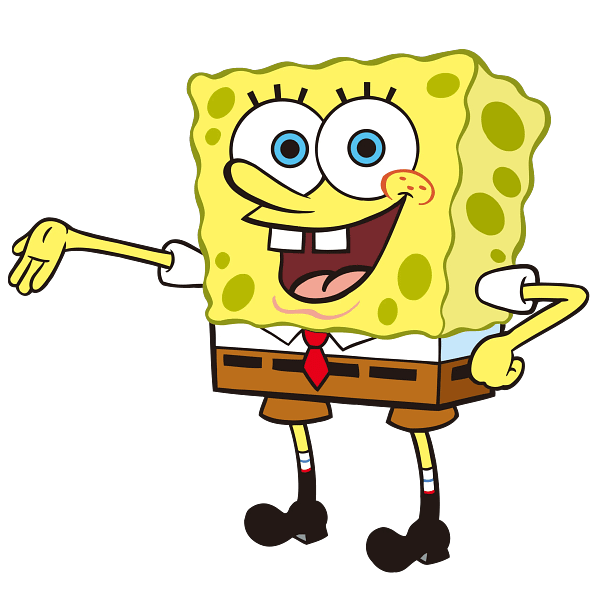7 Cheerful Cartoon Sponge Character Illustration Cheerful Cartoon Sponge Character Illustration