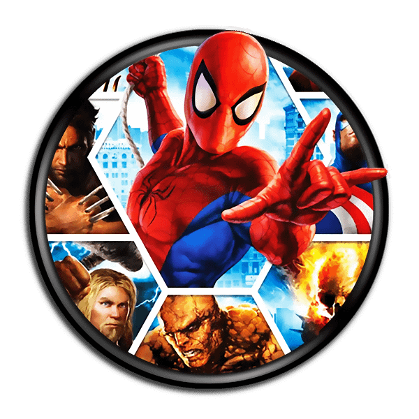 B (2) Spider-Man, Wolverine, Thor & Captain America Hero Ensemble Graphic Spider-Man, Wolverine, Thor & Captain America Hero Ensemble Graphic