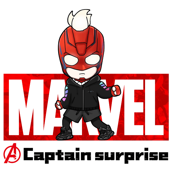 Captain Surprise Marvel Hero Comic Graphic Captain Surprise Marvel Hero Comic Graphic