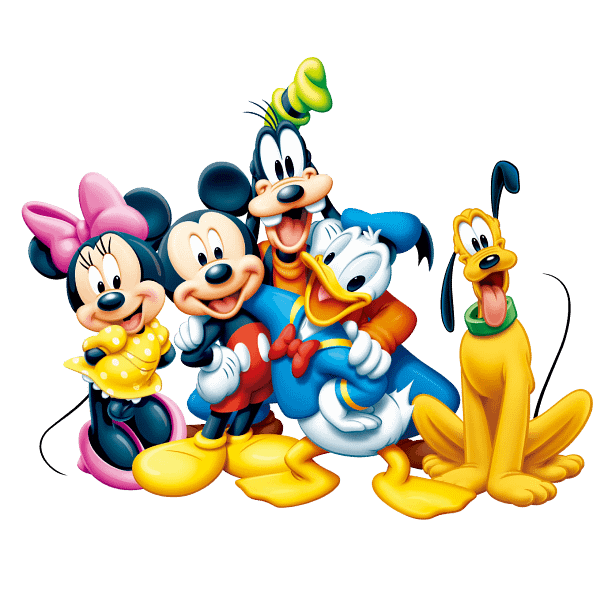 Cheerful Cartoon Character Group Graphic Cheerful Cartoon Character Group Graphic