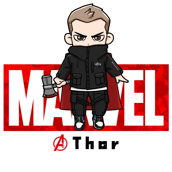 Chibi Thor Hero Marvel Avengers Graphic Chibi Thor Hero Marvel Avengers Graphic