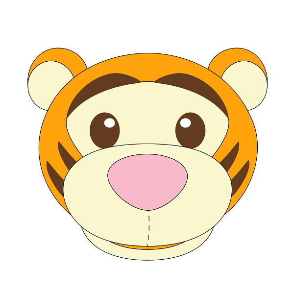 Disney’s Tigger Cartoon Head Illustration Disney’s Tigger Cartoon Head Illustration