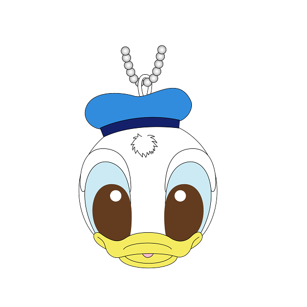 Donald Duck Head Pendant PNG Donald Duck Head Pendant PNG