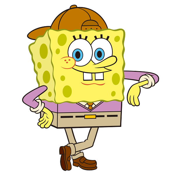 Enthusiastic Cartoon Graphic – Inspired by SpongeBob SquarePants Enthusiastic Cartoon Graphic – Inspired by SpongeBob SquarePants