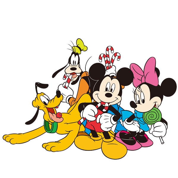 Festive Cartoon Friends Holiday Graphic Festive Cartoon Friends Holiday Graphic