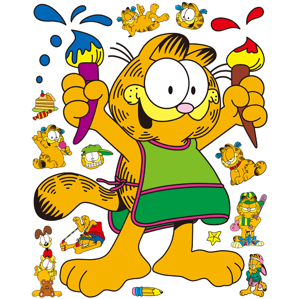 Garfield Happy Cat Graphic Garfield Happy Cat Graphic