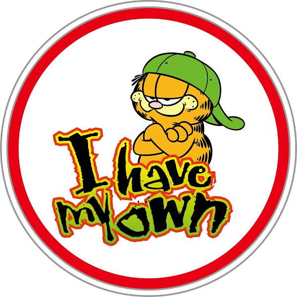 Garfield “I Have My Own Town” Retro Cartoon Graphic Garfield “I Have My Own Town” Retro Cartoon Graphic