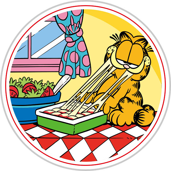 Garfield Retro Cartoon Kitchen Pop Art Graphic Garfield Retro Cartoon Kitchen Pop Art Graphic