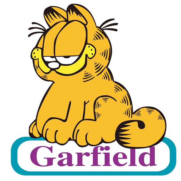 Garfield Smug Classic Cartoon Logo Graphic Garfield Smug Classic Cartoon Logo Graphic