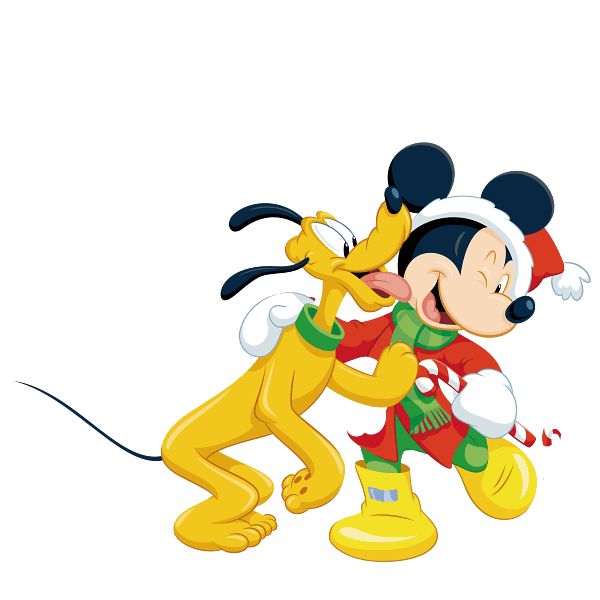 M Mouse & Pluto Holiday Cheer Graphic Mickey Mouse & Pluto Holiday Cheer Graphic