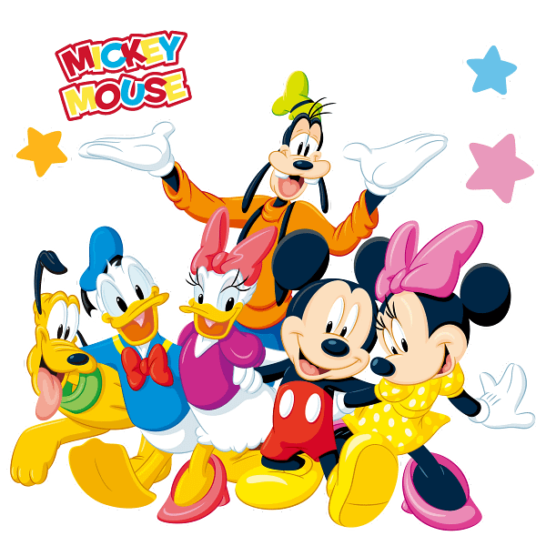 Mickey, Minnie, Goofy & Friends Cartoon Scene Mickey, Minnie, Goofy & Friends Cartoon Scene