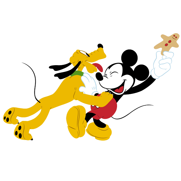 Mickey Mouse & Pluto Gingerbread Fun Graphic Mickey Mouse & Pluto Gingerbread Fun Graphic