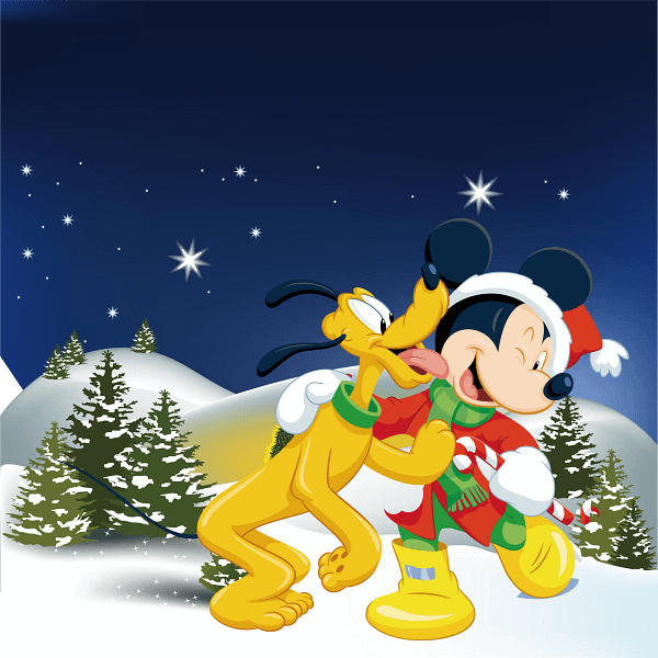 Mickey Mouse & Pluto Holiday Cheer Graphic Mickey Mouse & Pluto Holiday Cheer Graphic