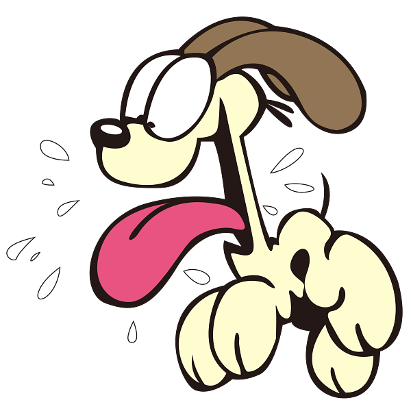 Odie Cartoon Graphic – Garfield Style Odie Cartoon Graphic – Garfield Style