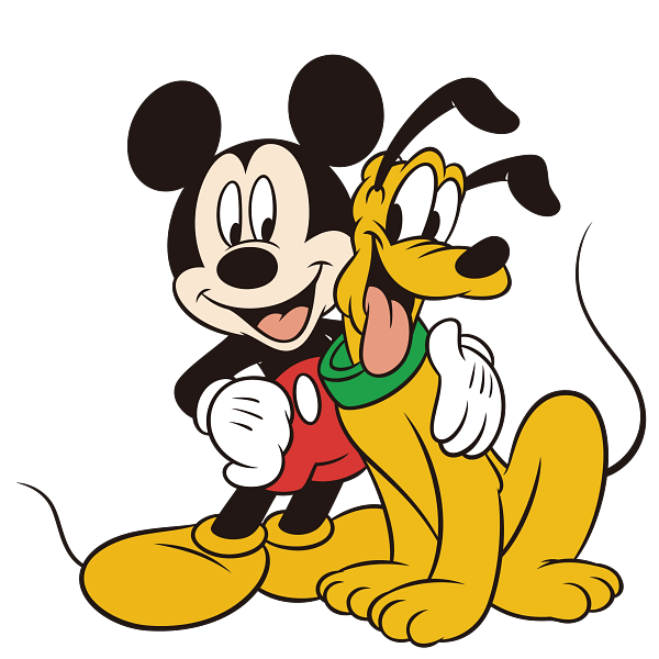 Playful Cartoon Mouse & Dog Graphic Playful Cartoon Mouse & Dog Graphic