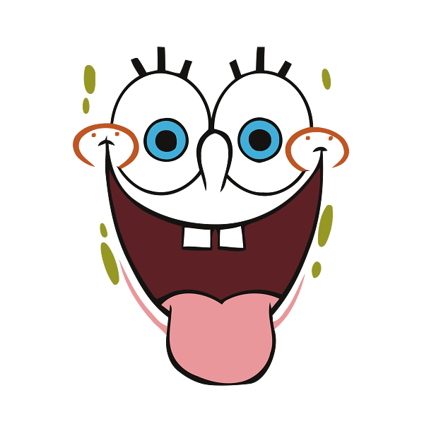SpongeBob Smile Bright Cartoon Graphic SpongeBob Smile Bright Cartoon Graphic
