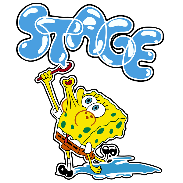 SpongeBob Spray Can Cartoon Graphic SpongeBob Spray Can Cartoon Graphic