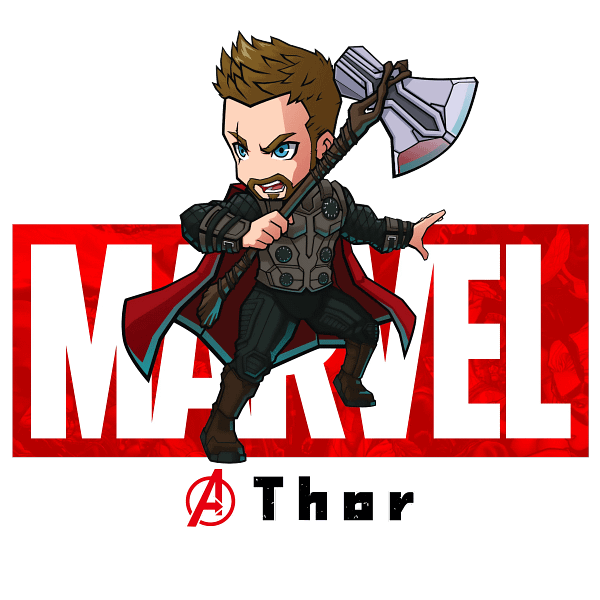 Thor Chibi Hero Comic Graphic Thor Chibi Hero Comic Graphic