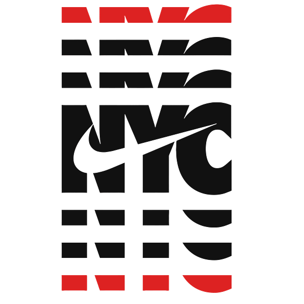 32 Nike New York City Bold Black & Red Design Nike New York City Bold Black & Red Design