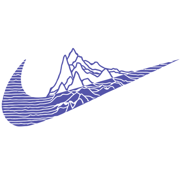 38 Mountainous Nike Swoosh Style Graphic Mountainous Nike Swoosh Style Graphic