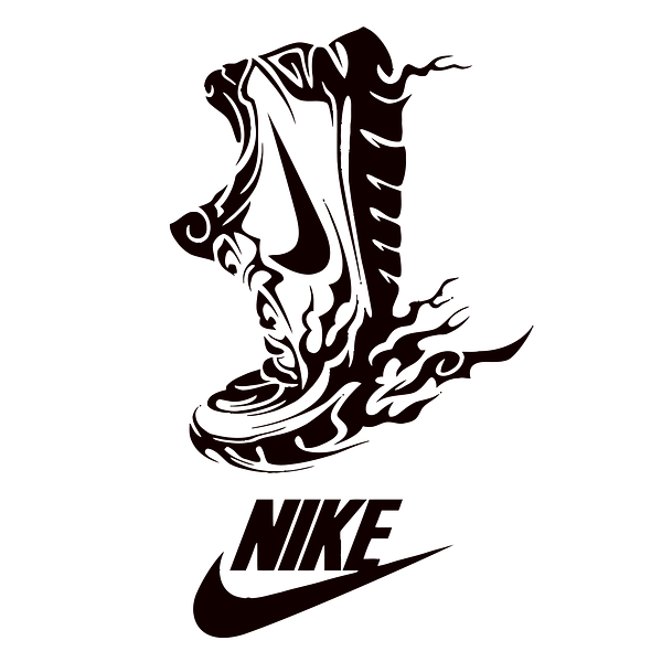 41 Nike Modern Swoosh Graphic Digital Art Nike Modern Swoosh Graphic Digital Art