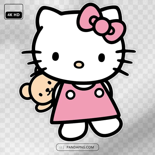 20 Hello Kitty Holding Teddy Bear Hello Kitty Holding Teddy Bear