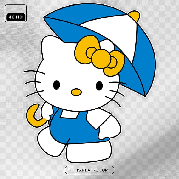 8 Hello Kitty Holding Umbrella – Cute Sanrio White Cat Rainy Day Illustration Hello Kitty Holding Umbrella – Cute Sanrio White Cat Rainy Day Illustration
