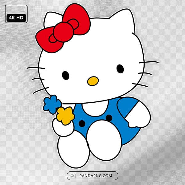 9 Hello Kitty Holding Flowers – Cute Sanrio White Cat Floral Illustration Hello Kitty Holding Flowers – Cute Sanrio White Cat Floral Illustration
