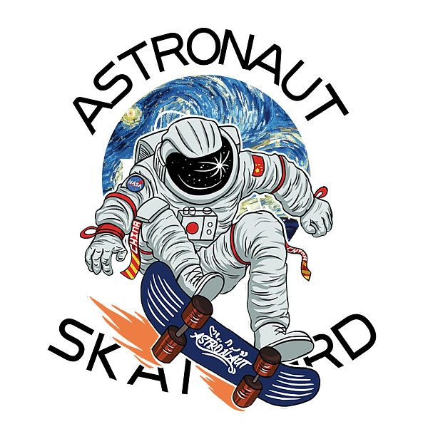 NASA Astronaut-PNG6 Astronaut Skateboard NASA PNG