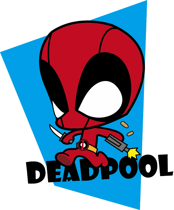 A (19) Deadpool Pop Art Cartoon Graphic Deadpool Pop Art Cartoon Graphic