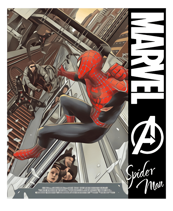 B (15) Spider-Man Action Comic Graphic Spider-Man Action Comic Graphic