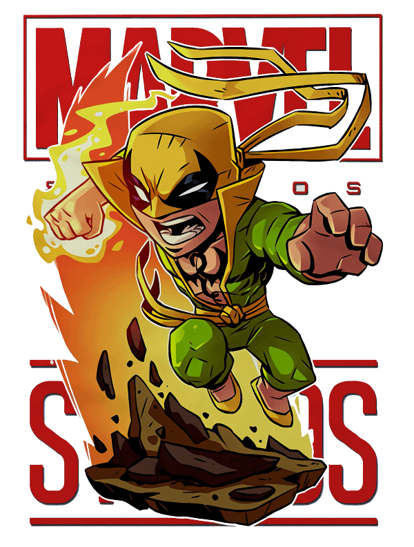 C (23) Iron Fist Danny Rand Hero Comic Graphic Iron Fist Danny Rand Hero Comic Graphic